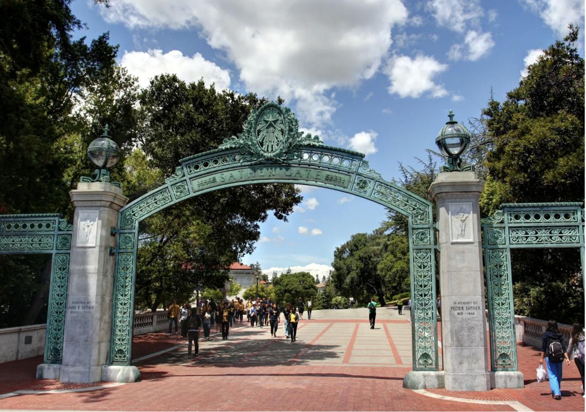 Entrance gate to UC Berkeley